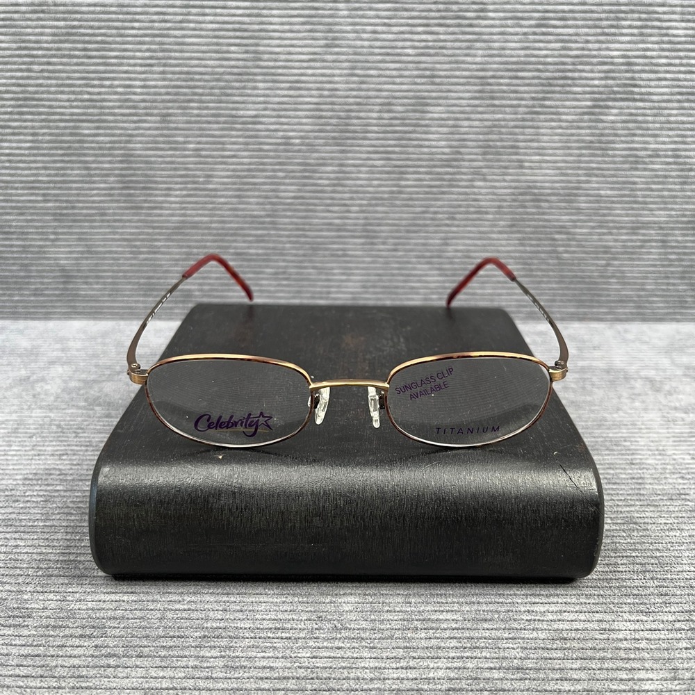 Celebrity by Altair Eyewear Titanium Frames Antique Brown Demi 1 145 Japan